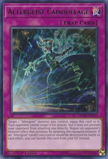 Altergeist Camouflage 2018 Mega-Tins Mega Pack Yu-Gi-Oh! card