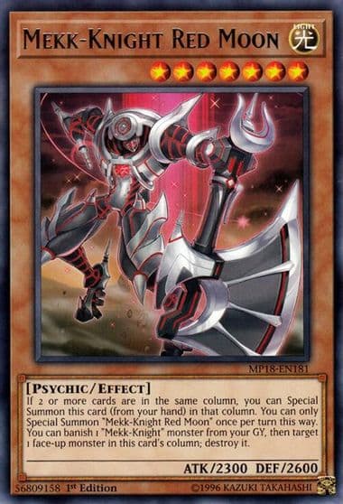 Mekk Knight Red Moon 2018 Mega-Tins Mega Pack Yu-Gi-Oh! card