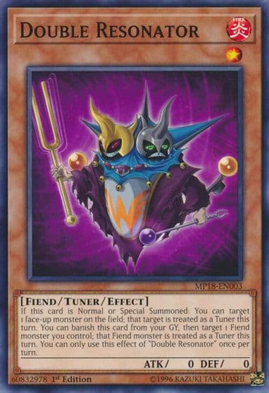 Double Resonator 2018 Mega-Tins Mega Pack Yu-Gi-Oh! card