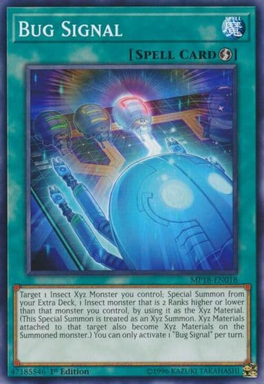 Bug Signal 2018 Mega-Tins Mega Pack Yu-Gi-Oh! card