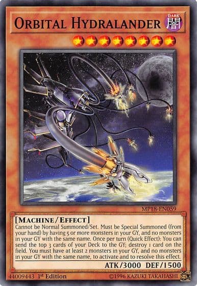 Orbital Hydralander 2018 Mega-Tins Mega Pack Yu-Gi-Oh! card