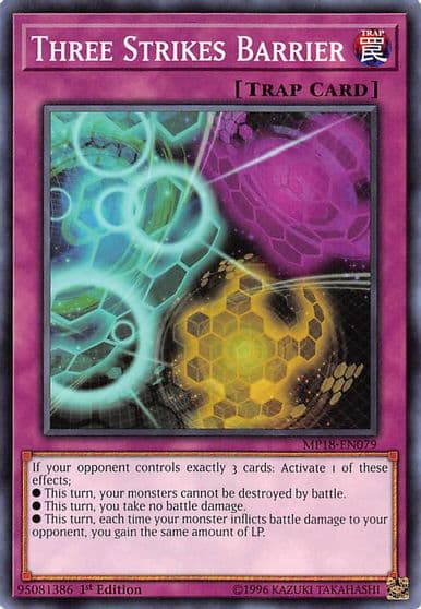 Three Strikes Barrier 2018 Mega-Tins Mega Pack Yu-Gi-Oh! card