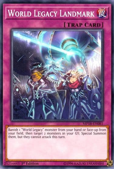 World Legacy Landmark 2018 Mega-Tins Mega Pack Yu-Gi-Oh! card