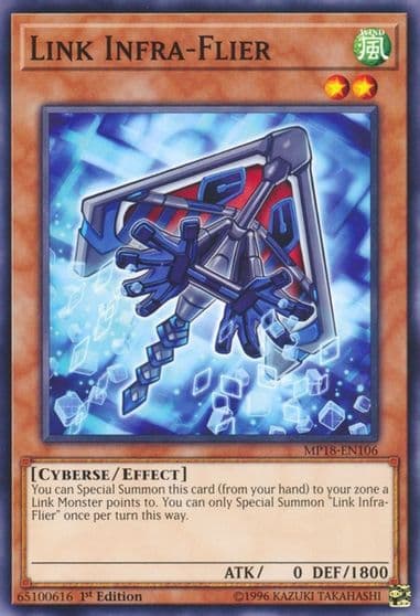 Link Infra Flier 2018 Mega-Tins Mega Pack Yu-Gi-Oh! card