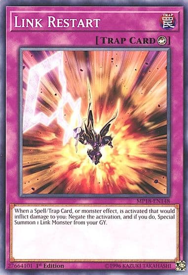 Link Restart 2018 Mega-Tins Mega Pack Yu-Gi-Oh! card