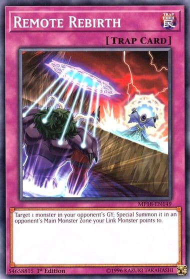 Remote Rebirth 2018 Mega-Tins Mega Pack Yu-Gi-Oh! card