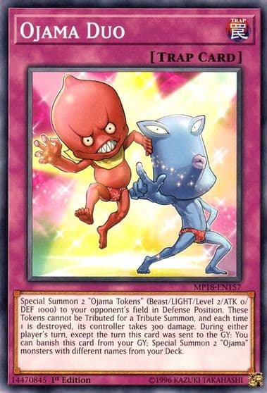 Ojama Duo 2018 Mega-Tins Mega Pack Yu-Gi-Oh! card