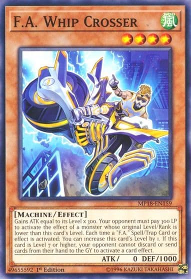 FA Whip Crosser 2018 Mega-Tins Mega Pack Yu-Gi-Oh! card