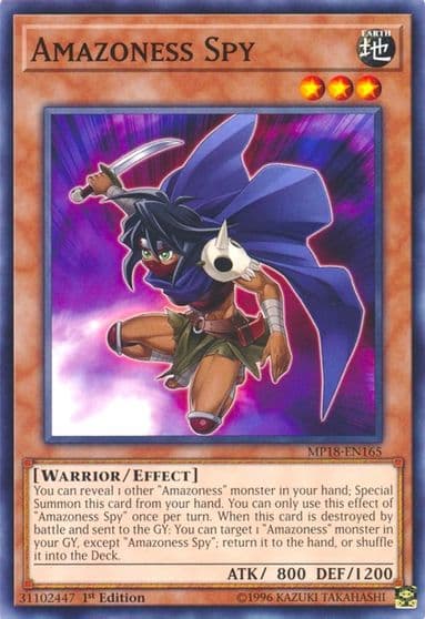 Amazoness Spy 2018 Mega-Tins Mega Pack Yu-Gi-Oh! card