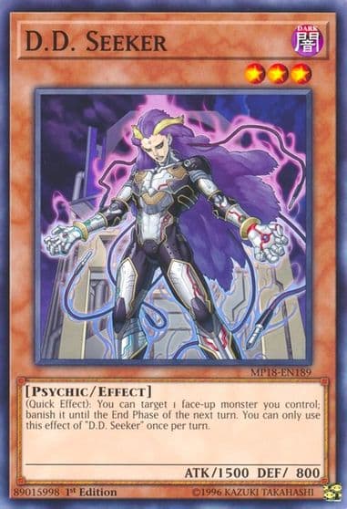 DD Seeker 2018 Mega-Tins Mega Pack Yu-Gi-Oh! card