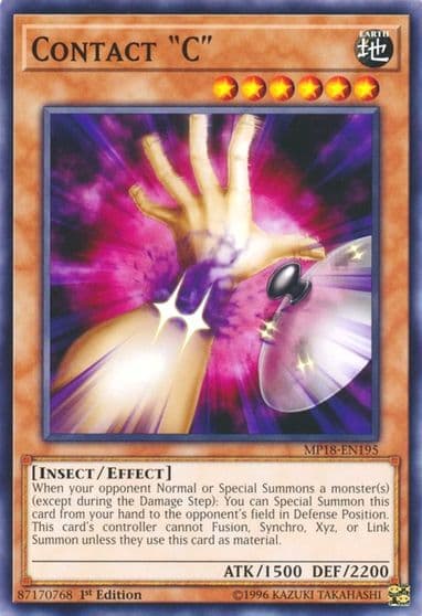 Contact C 2018 Mega-Tins Mega Pack Yu-Gi-Oh! card