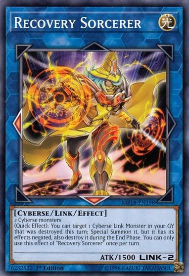 Recovery Sorcerer 2018 Mega-Tins Mega Pack Yu-Gi-Oh! card