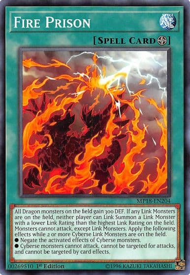 Fire Prison 2018 Mega-Tins Mega Pack Yu-Gi-Oh! card