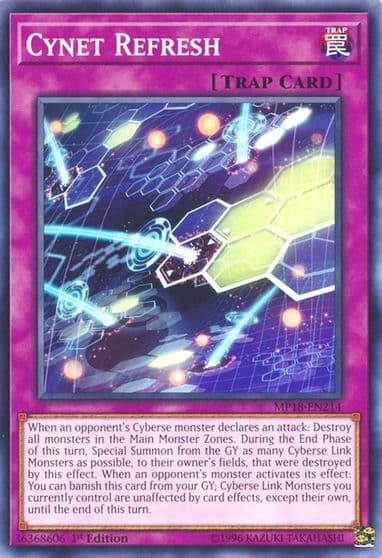 Cynet Refresh 2018 Mega-Tins Mega Pack Yu-Gi-Oh! card