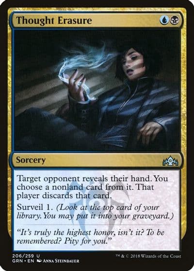 Thought Erasure Guilds of Ravnica Magic card