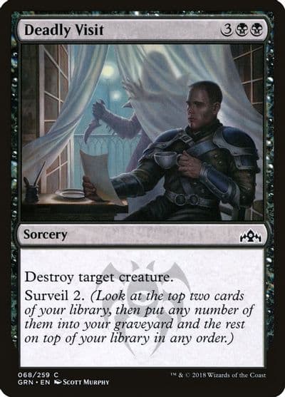 Deadly Visit Guilds of Ravnica Magic card