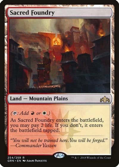 Sacred Foundry Guilds of Ravnica Magic card