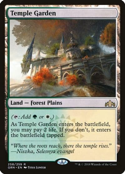 Temple Garden Guilds of Ravnica Magic card