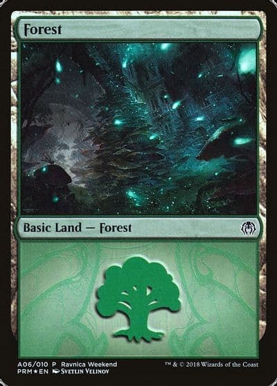 Forest Golgari A06 Launch Party & Release Event Promos Magic card