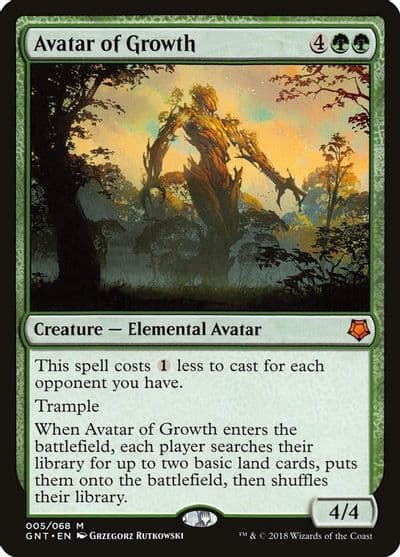 Avatar of Growth Magic Game Night Magic card