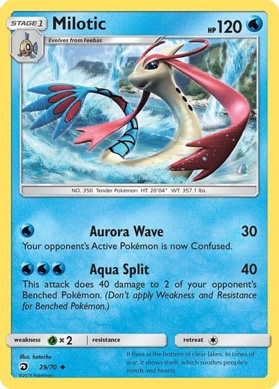 Milotic Dragon Majesty Pokemon card