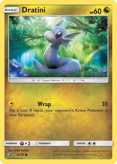 Dratini (34) Dragon Majesty Pokemon card