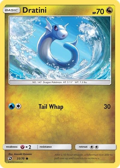 Dratini (35) Dragon Majesty Pokemon card