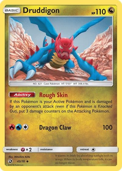Druddigon Dragon Majesty Pokemon card