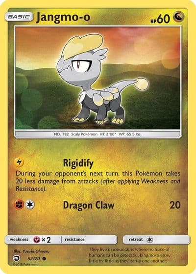Jangmo-o Dragon Majesty Pokemon card