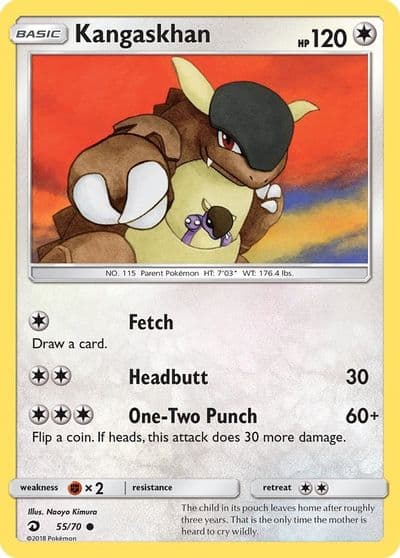 Kangaskhan (#53 Charizard Stamped) Battle Academy Pokemon card