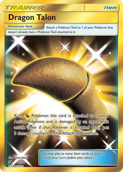 Dragon Talon (Secret) Dragon Majesty Pokemon card
