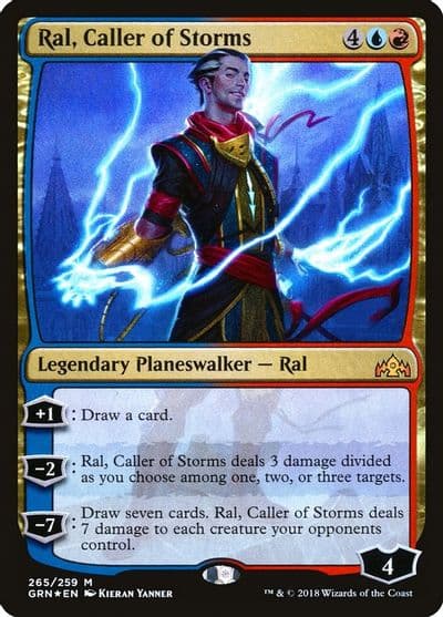 Ral Caller of Storms Guilds of Ravnica Magic card