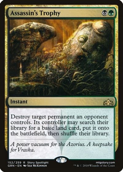 Assassins Trophy Guilds of Ravnica Magic card