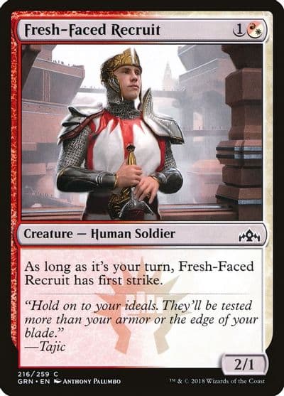 Fresh Faced Recruit Guilds of Ravnica Magic card