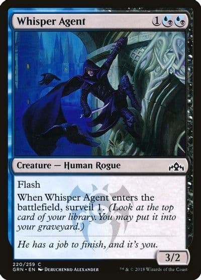 Whisper Agent Guilds of Ravnica Magic card