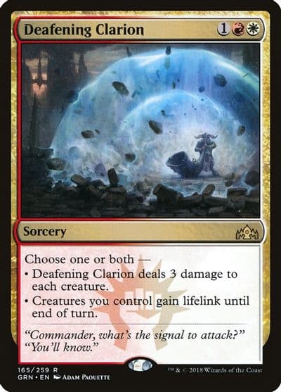 Deafening Clarion Guilds of Ravnica Magic card