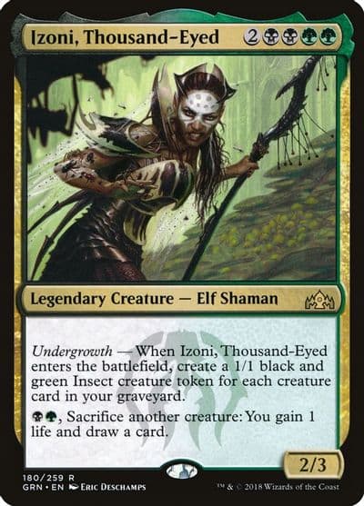 Izoni Thousand Eyed Guilds of Ravnica Magic card