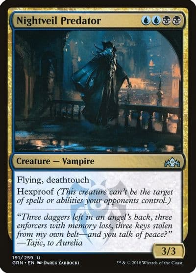 Nightveil Predator Guilds of Ravnica Magic card
