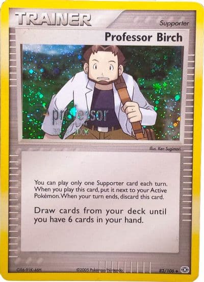 Professor Birch (2006) Professor Program Promos Pokemon card
