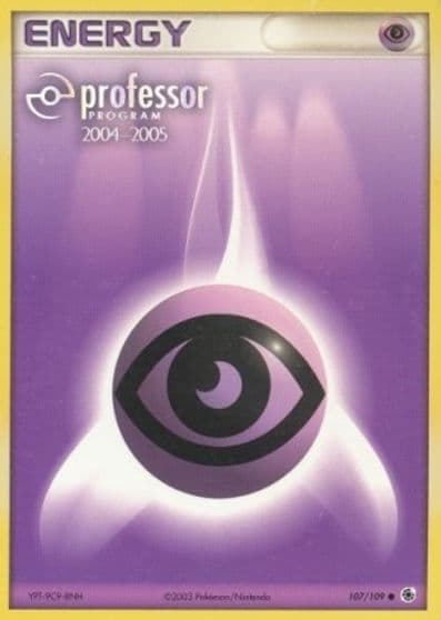 Psychic Energy (2004-2005) Professor Program Promos Pokemon card