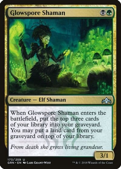 Glowspore Shaman Guilds of Ravnica Magic card