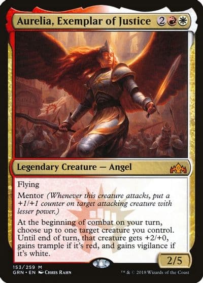 Aurelia Exemplar of Justice Guilds of Ravnica Magic card
