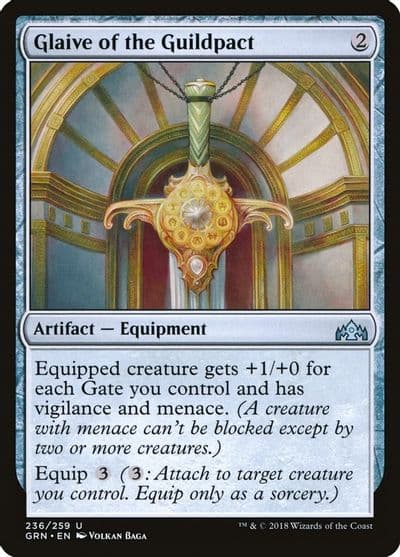 Glaive of the Guildpact Guilds of Ravnica Magic card