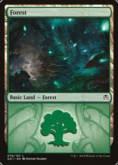 Forest 076 Guilds of Ravnica: Guild Kits Magic card