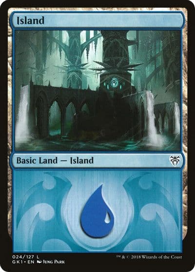 Island 024 Guilds of Ravnica: Guild Kits Magic card