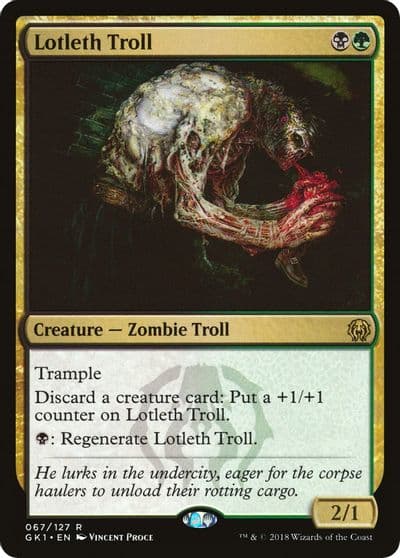 Lotleth Troll Guilds of Ravnica: Guild Kits Magic card
