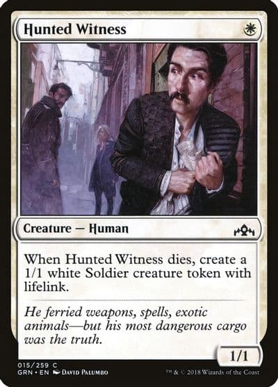 Hunted Witness Guilds of Ravnica Magic card