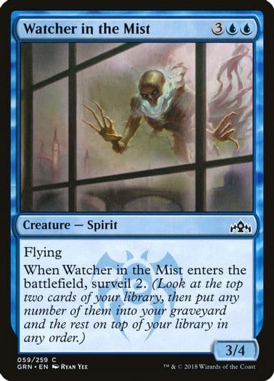 Watcher in the Mist Guilds of Ravnica Magic card