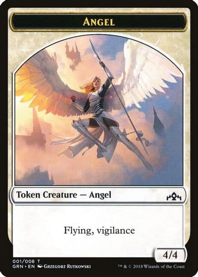 Angel Token Guilds of Ravnica Magic card