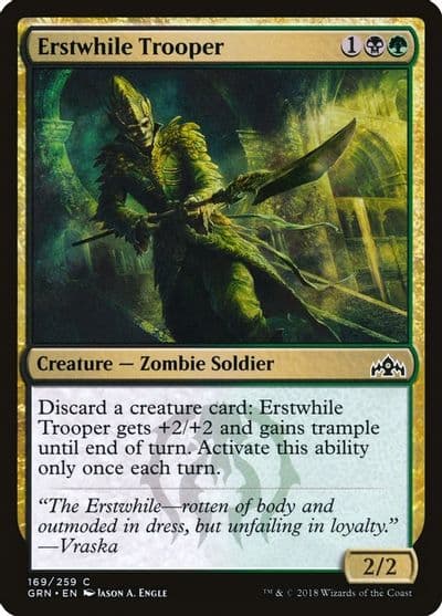 Erstwhile Trooper Guilds of Ravnica Magic card